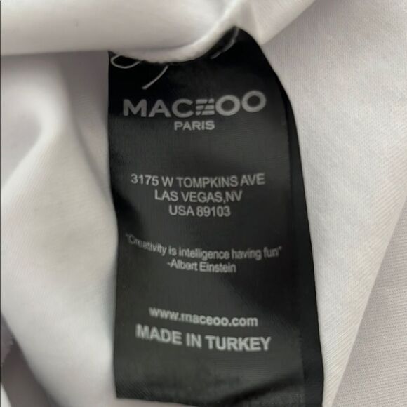 MACEOO Paris Custom White & Black Jacket Meticulously Engineered Runs 3Xl -5XL - Picture 10 of 15